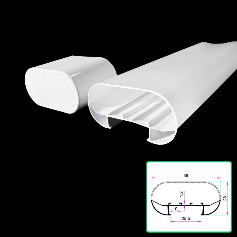 Kit Perumahan Lampu Pemurnian Tersemperit Kit Perumahan Lampu Pemurnian Tersemperit