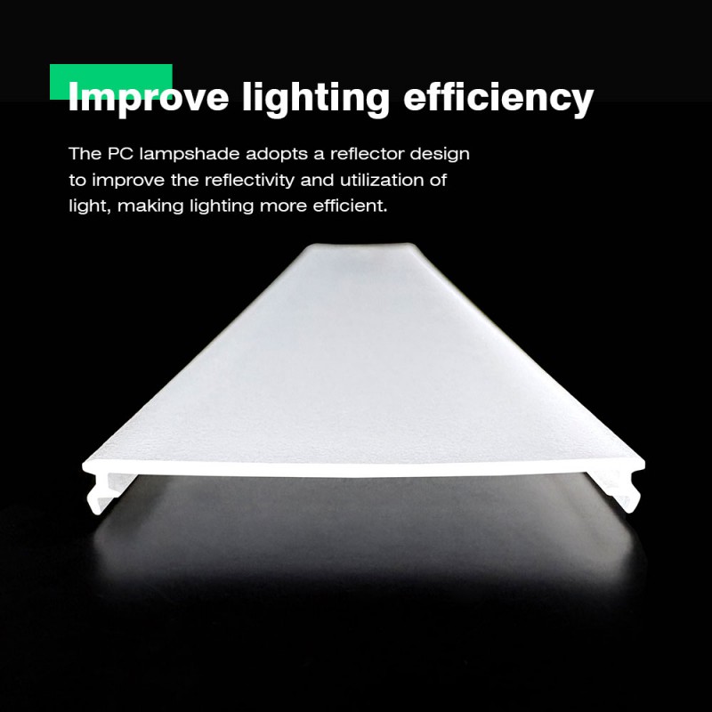 Tudung Lampu Frosted Penyemperitan Polikarbonat